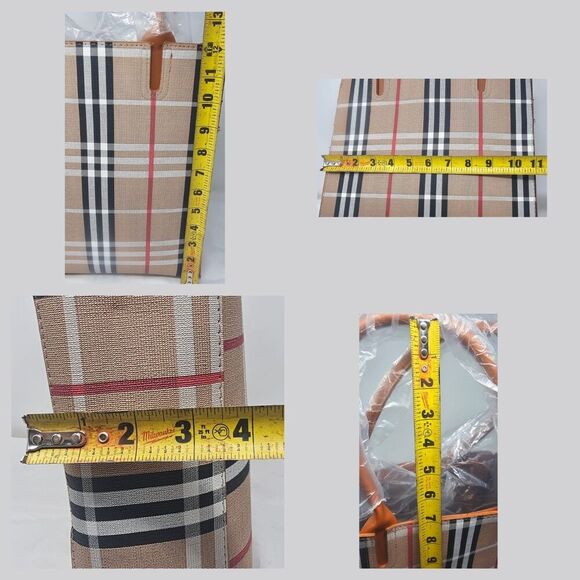 LouLu Limited Edition Multicolor Plaid Berry Collection Handbag Crossbody New - Picture 12 of 15